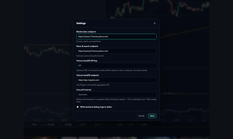 MZ Stock Ticker screenshot 2