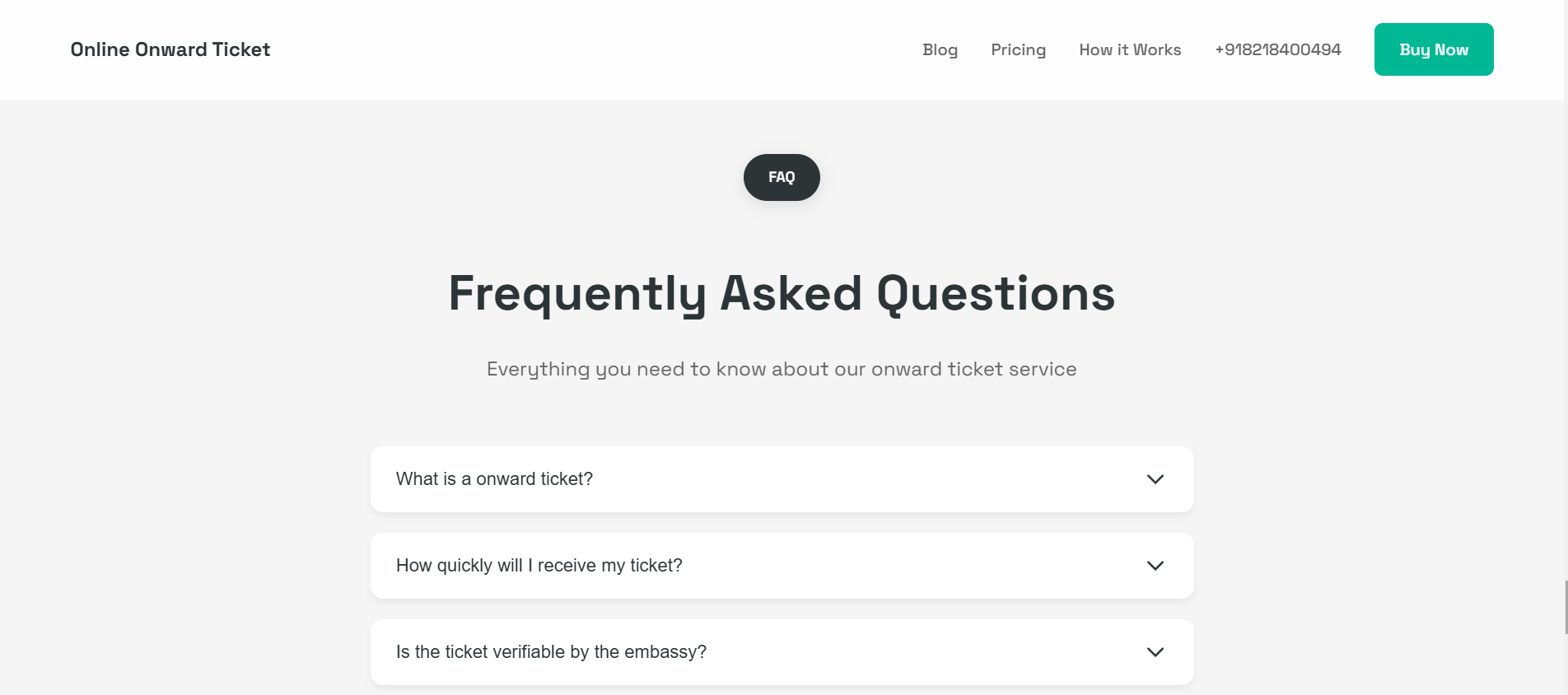 Onward ticket gallery image