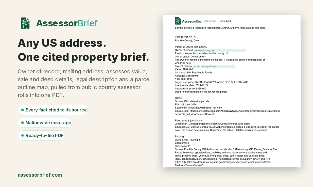 AssessorBrief gallery image