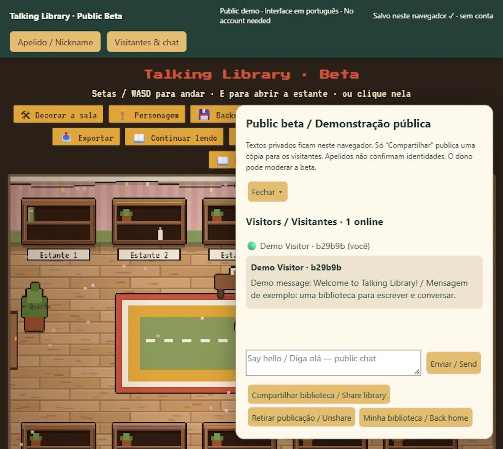 Talking Library screenshot 2