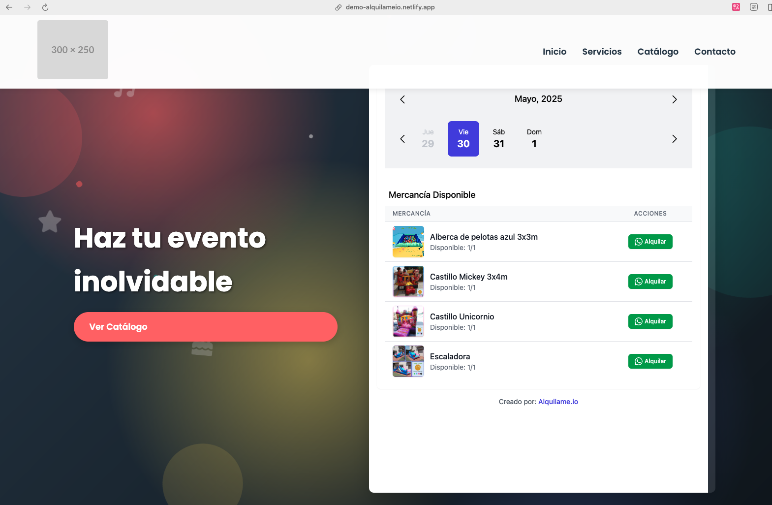 Media Alquilame.io - Urus - Keterlihatan untuk menyewa produk anda w/WhatsApp 8
