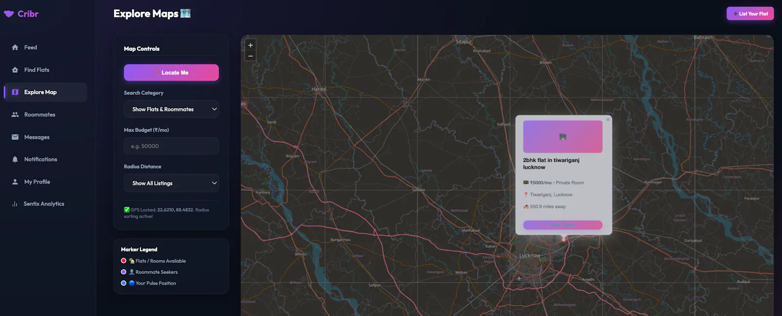 Cribr screenshot 3