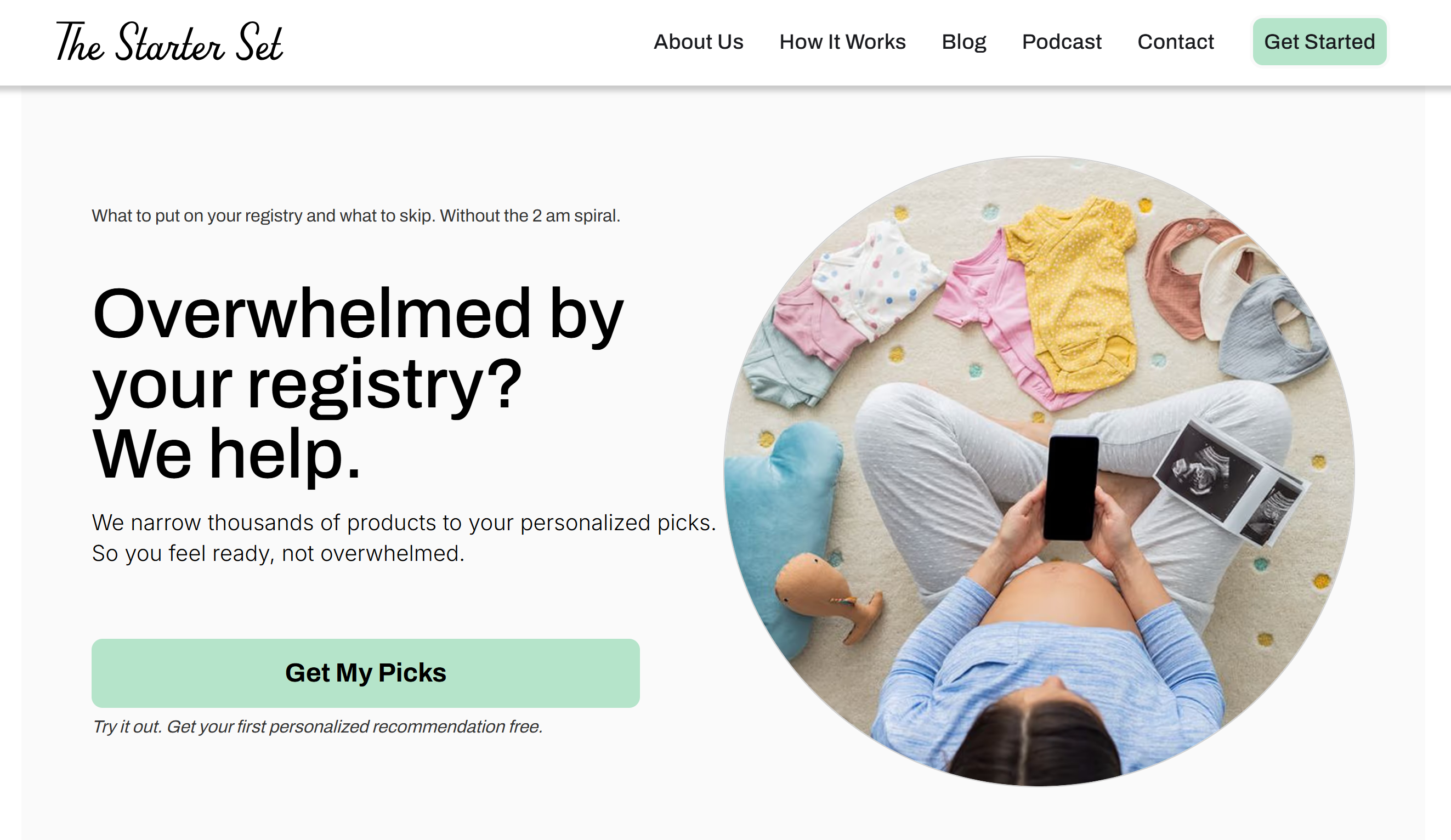 The Starter Set | AI Baby Registry Help gallery image