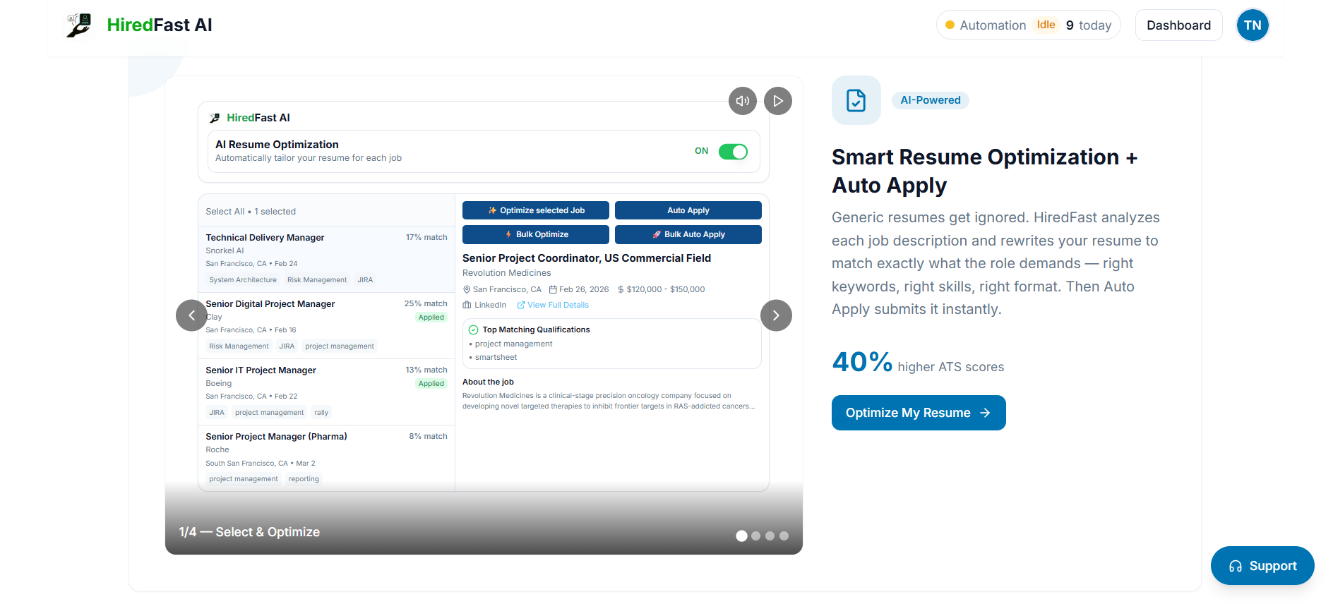 AI-powered job search automation engine gallery image