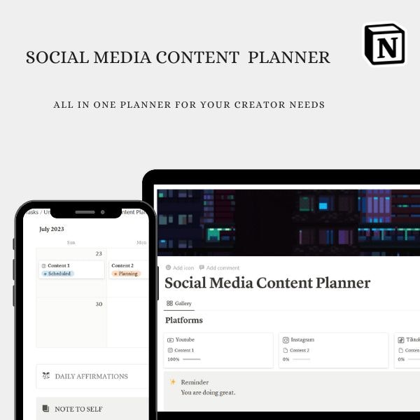 Social Media Content Planner