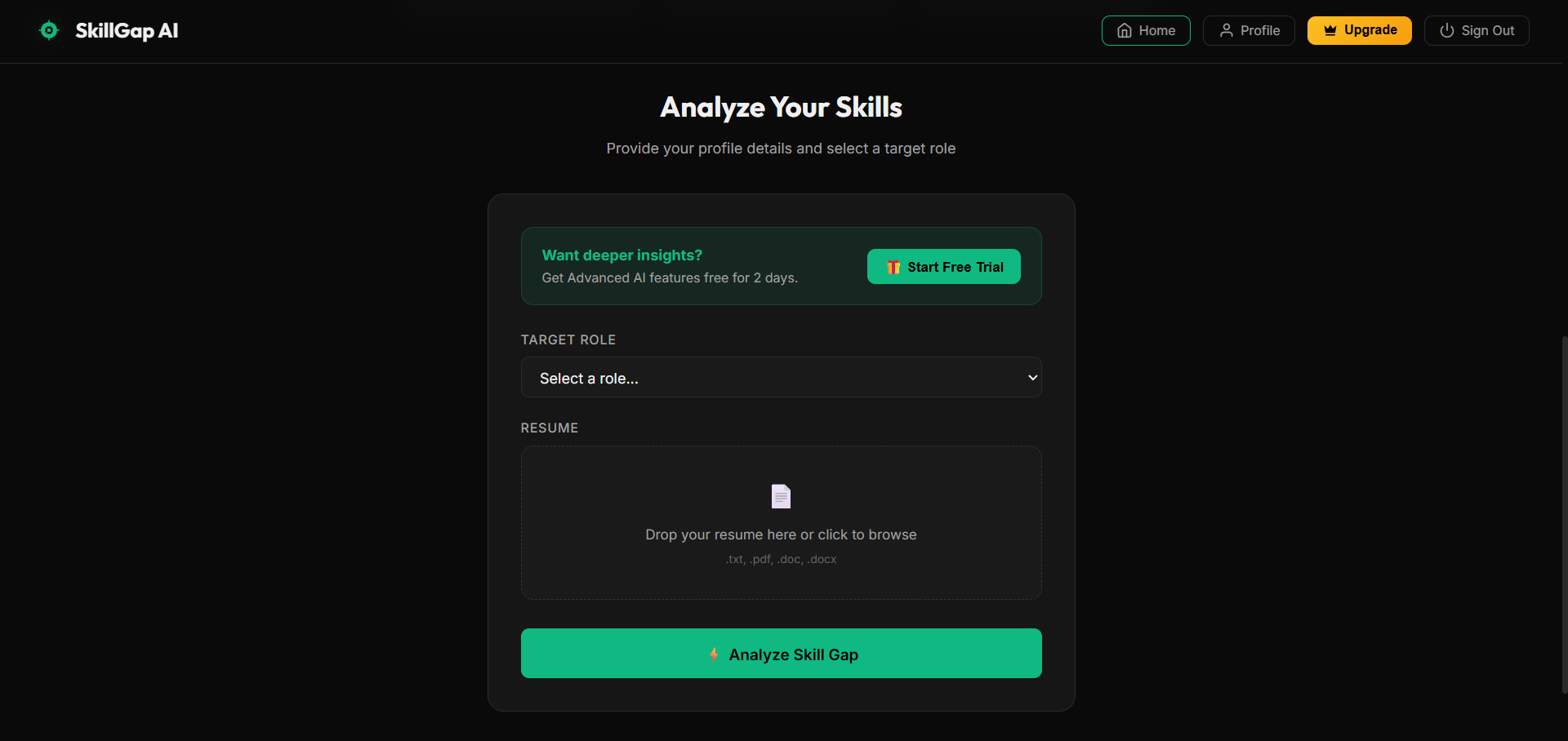 SkillGap AI gallery image
