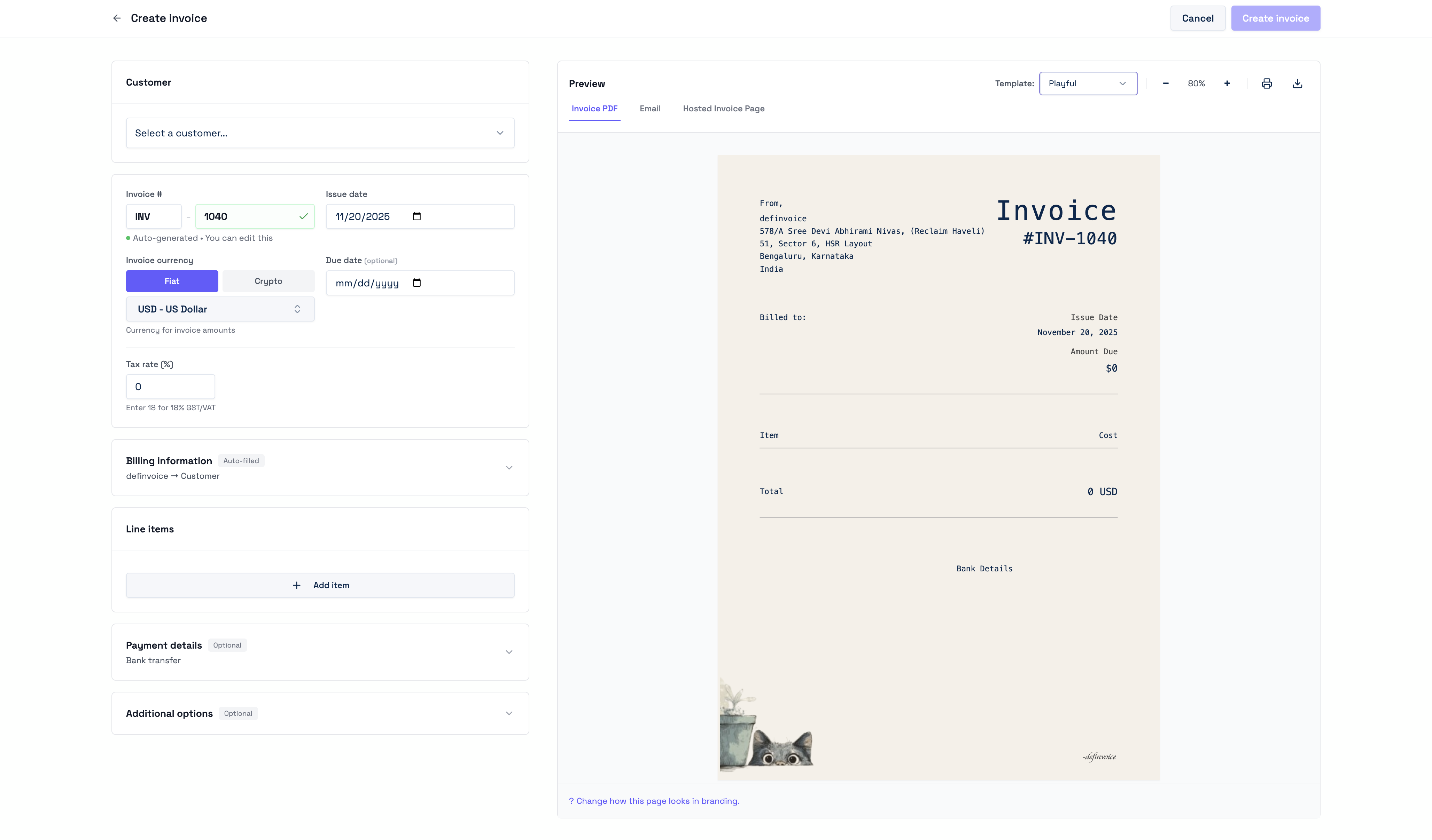 DefInvoice gallery image