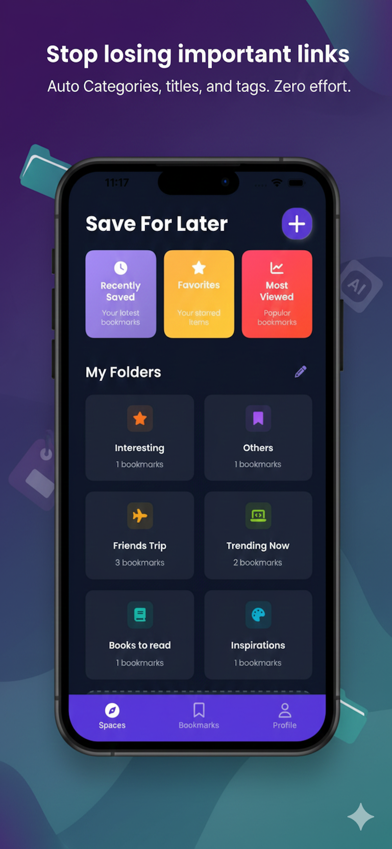 Save For Later: Smarter Bookmark Manager gallery image