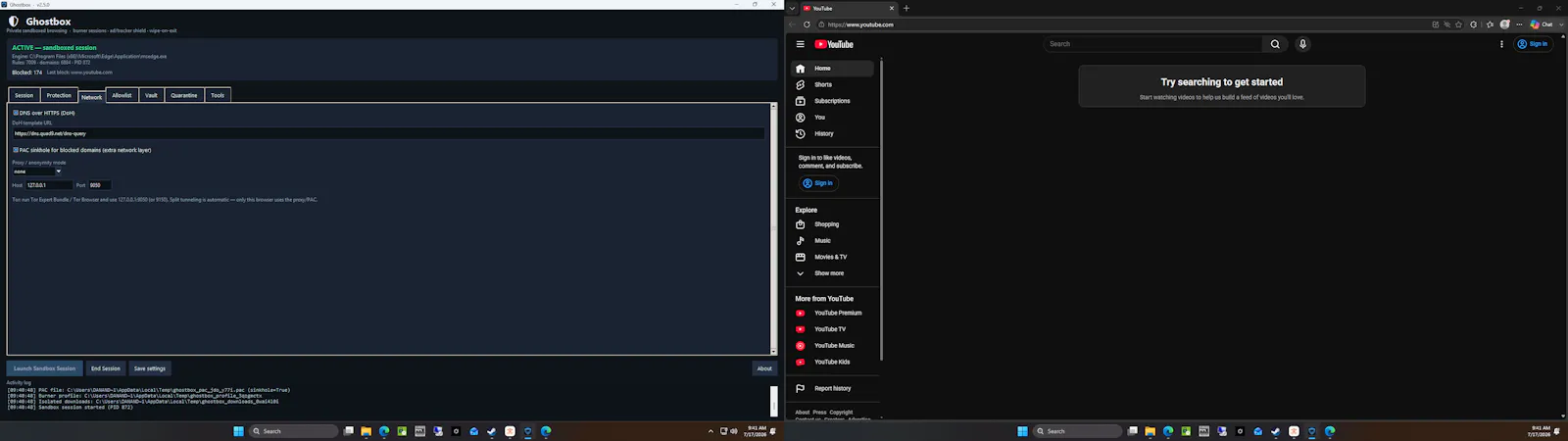 Ghostbox Browser  screenshot 3