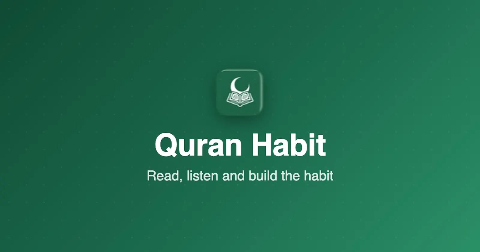 Quran Habit App screenshot 1