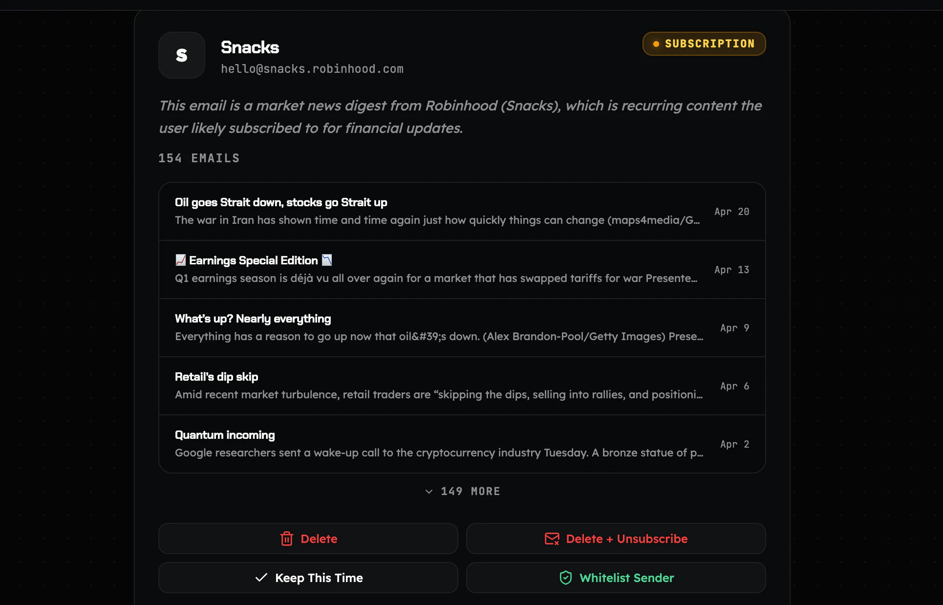 MailNuke screenshot 1