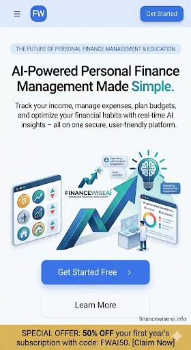 FinanceWise AI  - Screenshot 2 showing product features and functionality