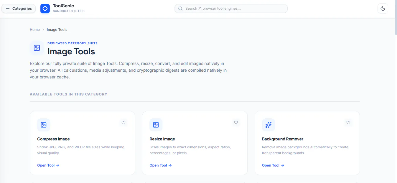 ToolGenicHub — Free Online Utility Tools screenshot