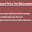 Discount Price For Woocommerce
