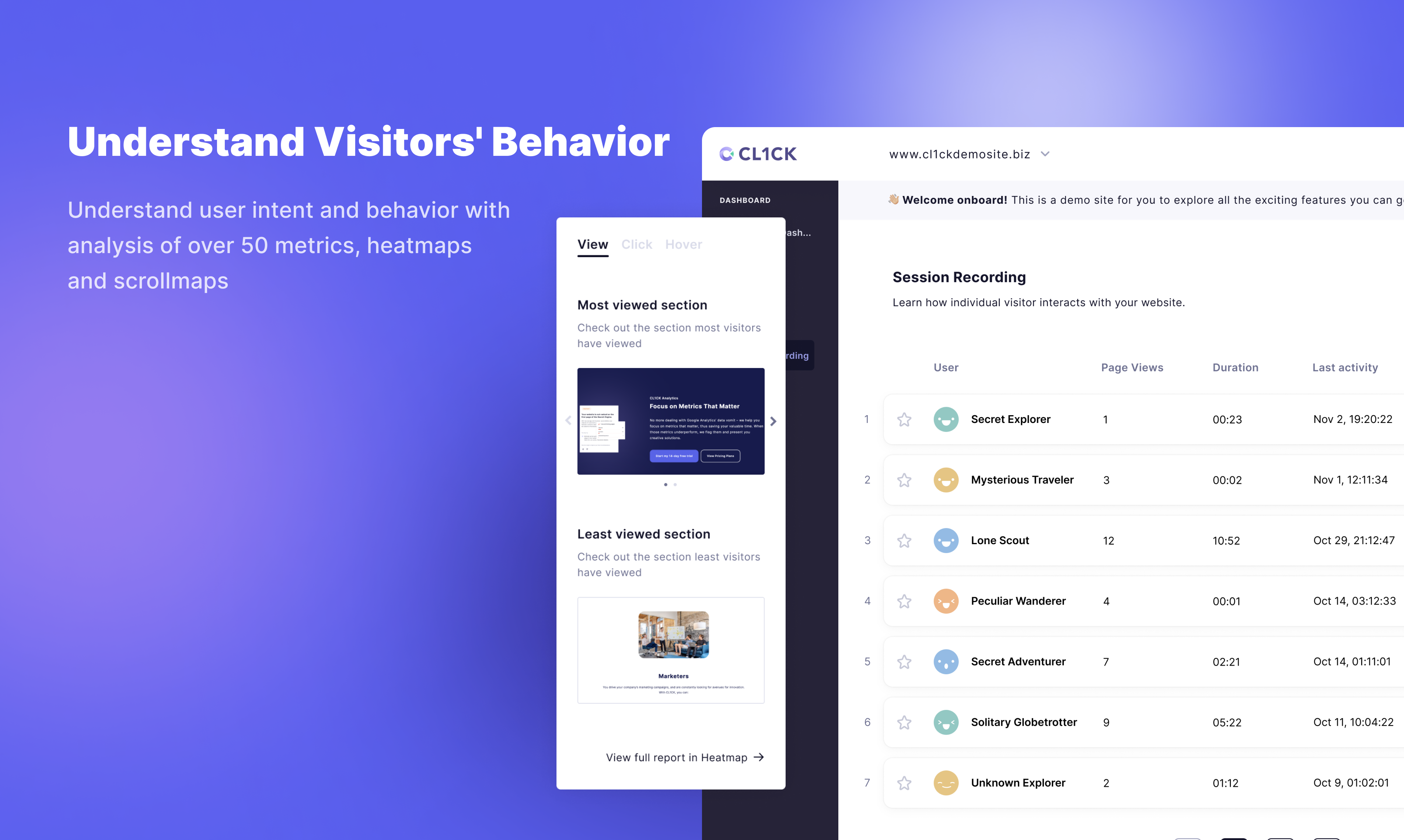 CL1CK Analytics gallery image
