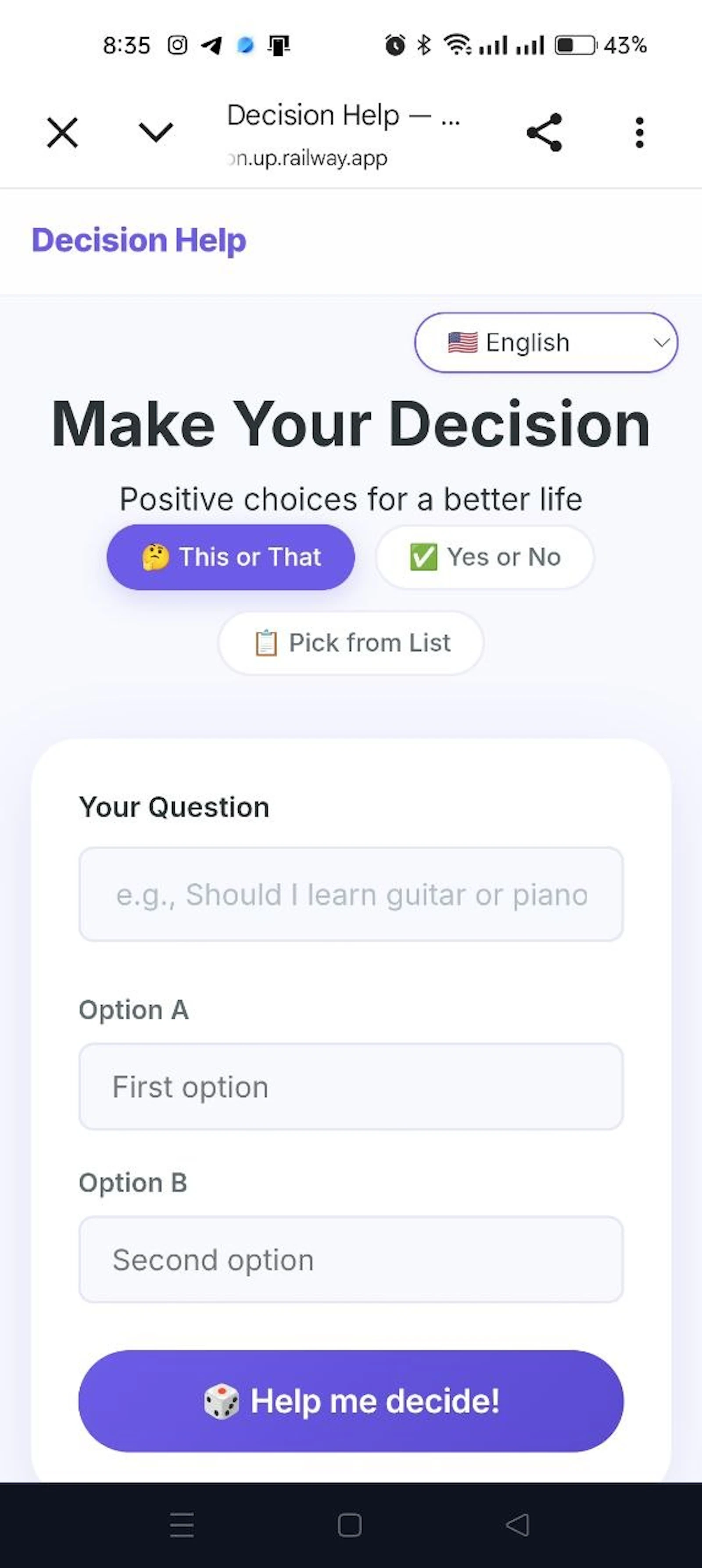Decision Help screenshot 6