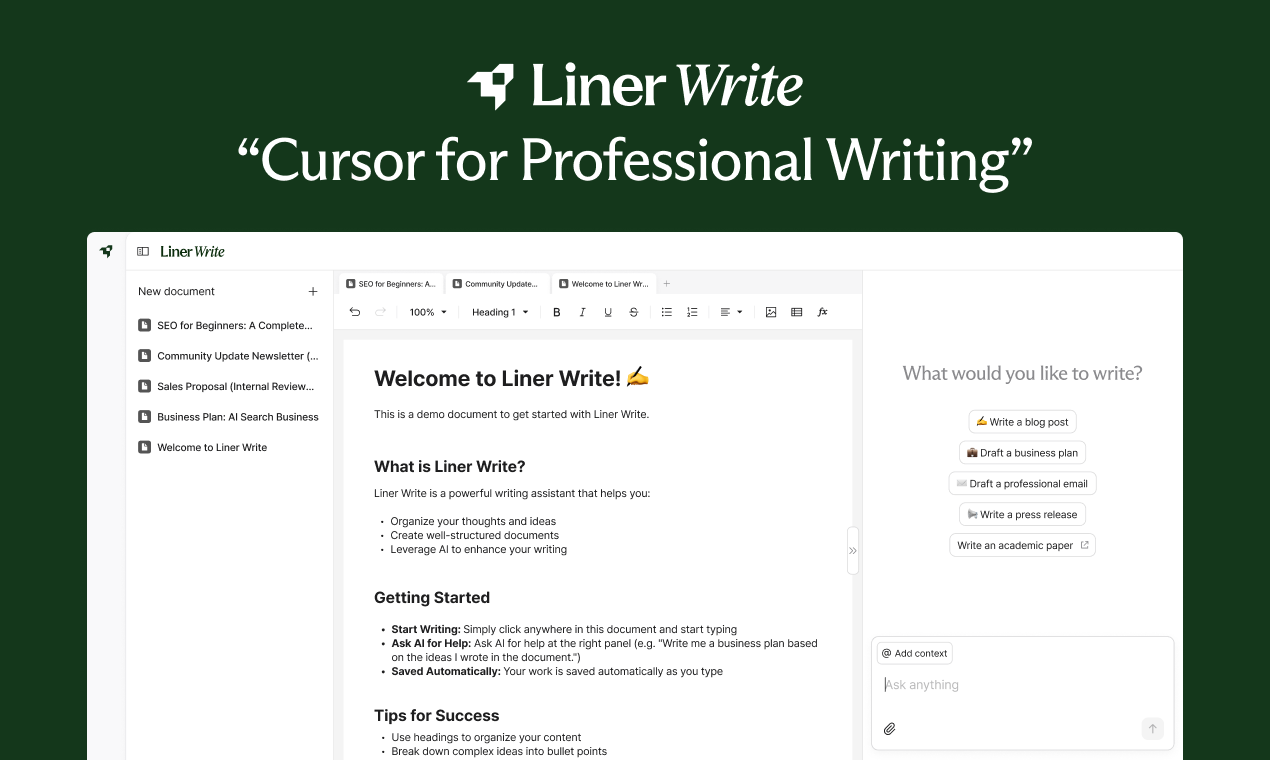 Liner Write gallery image