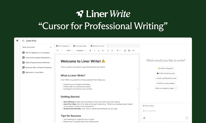 Liner Write产品图