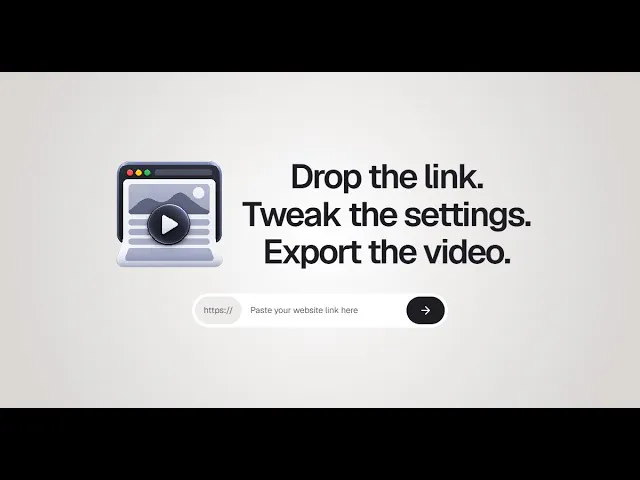 Website Scroll Video gallery image