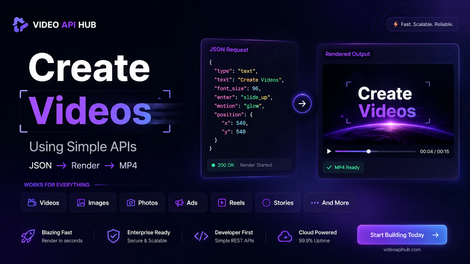 Video API Hub screenshot 2