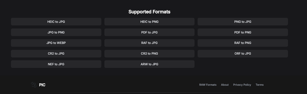 Pic-Convert 2.0  - Screenshot 3 preview