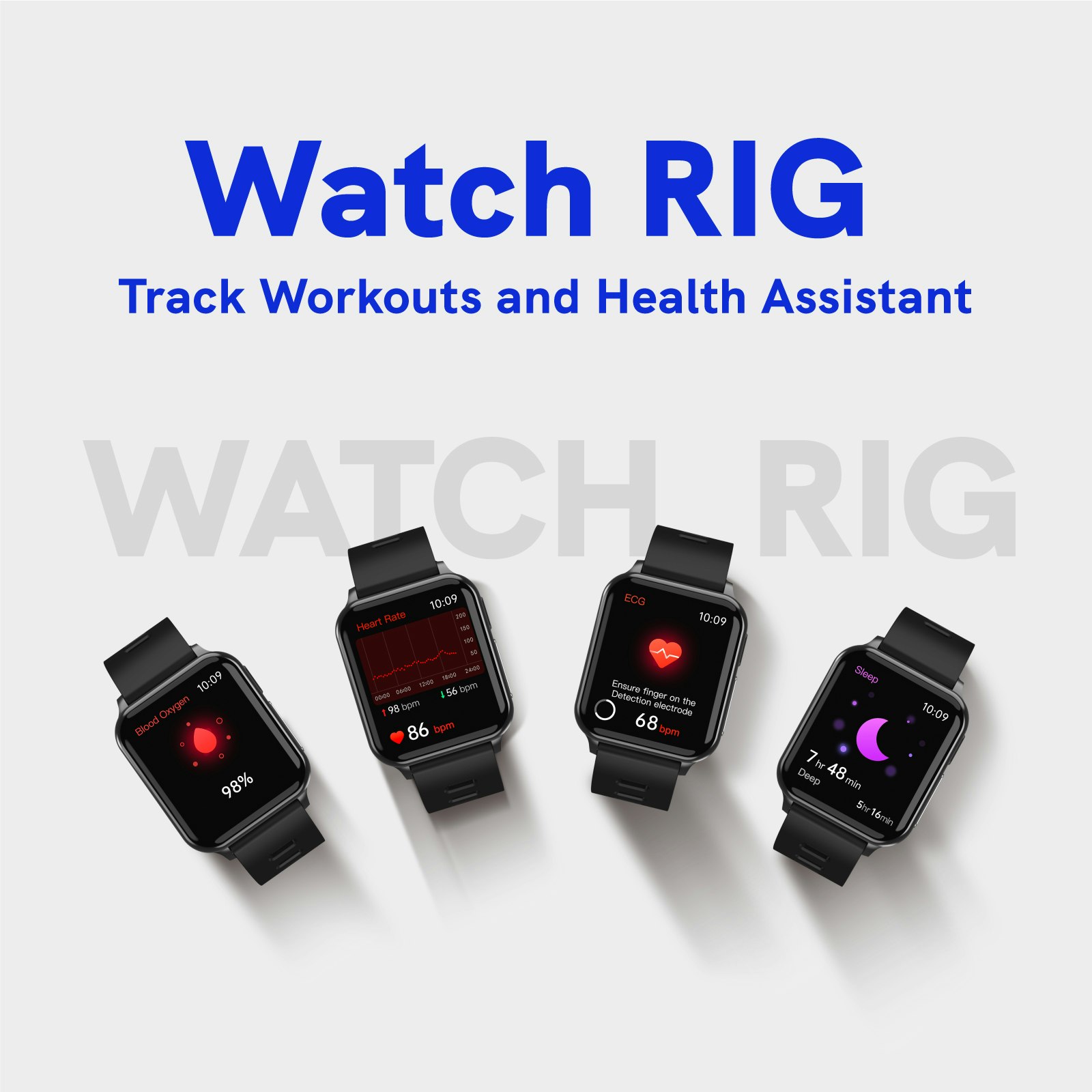 veepoo smartwatch with health monitoring gallery image