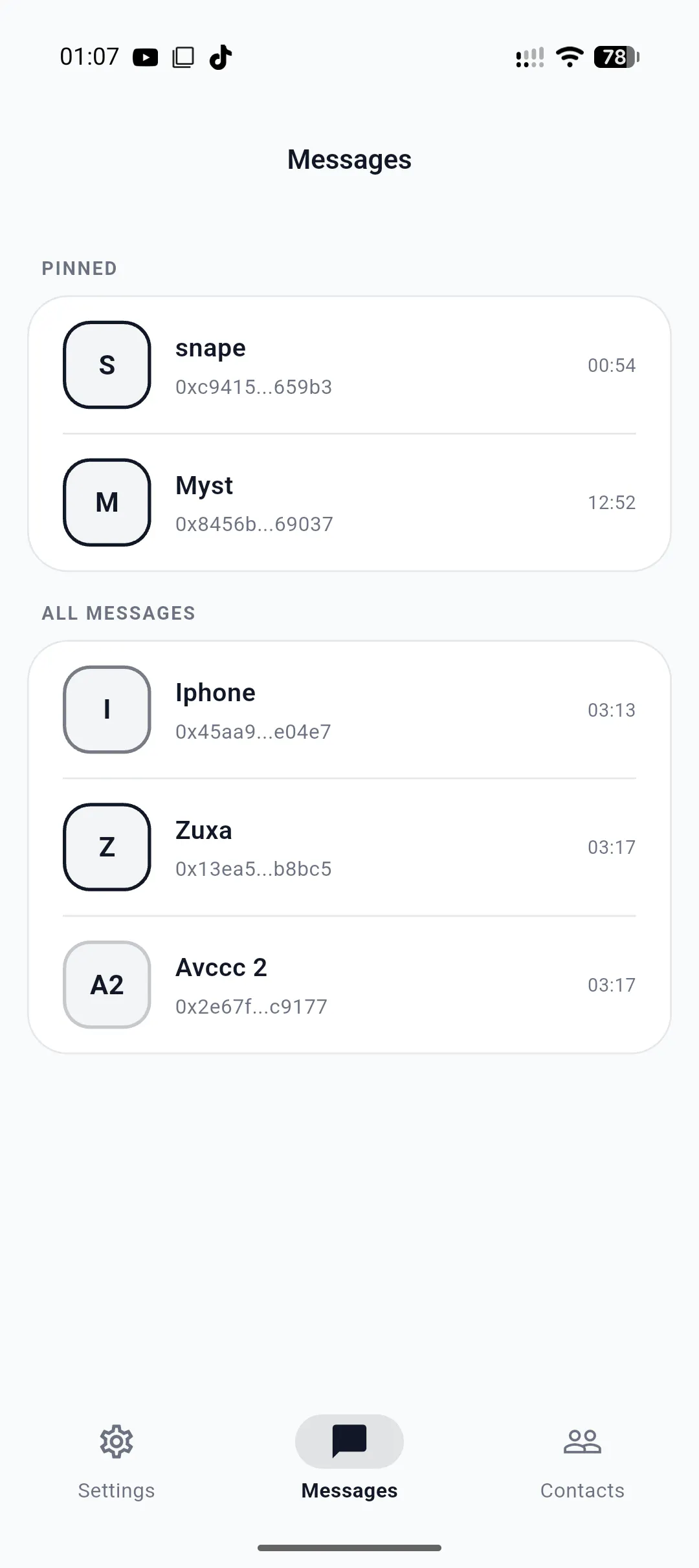 Snapchain gallery image