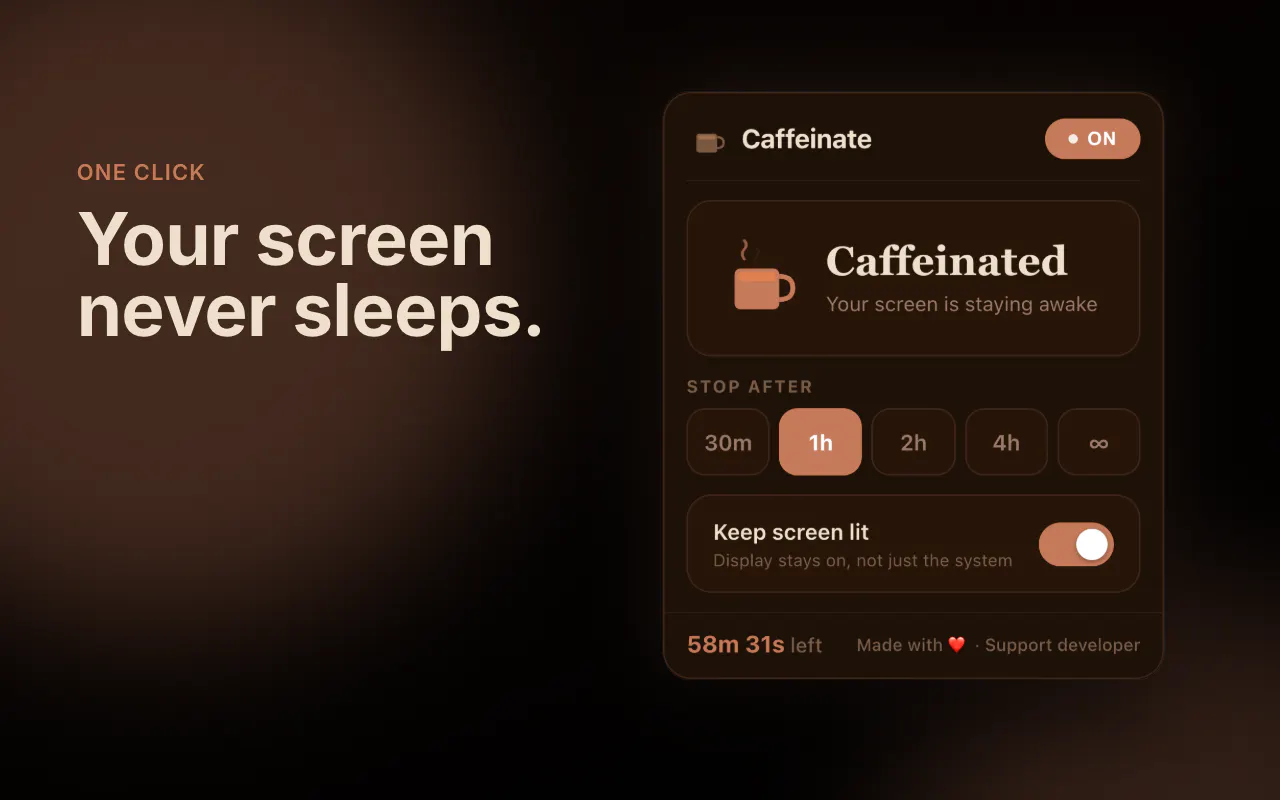 Caffeinate — Keep Screen Awake gallery image