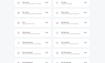 SQR web tools gallery image