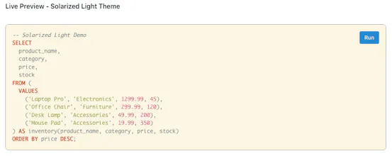 SQL Workbench gallery image