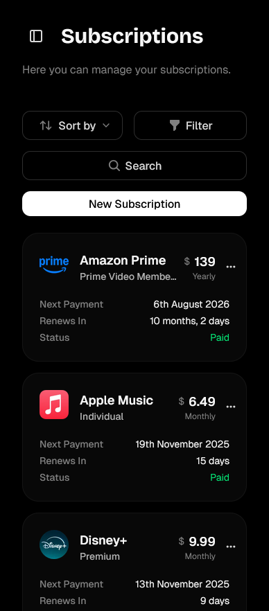 SubWatch gallery image