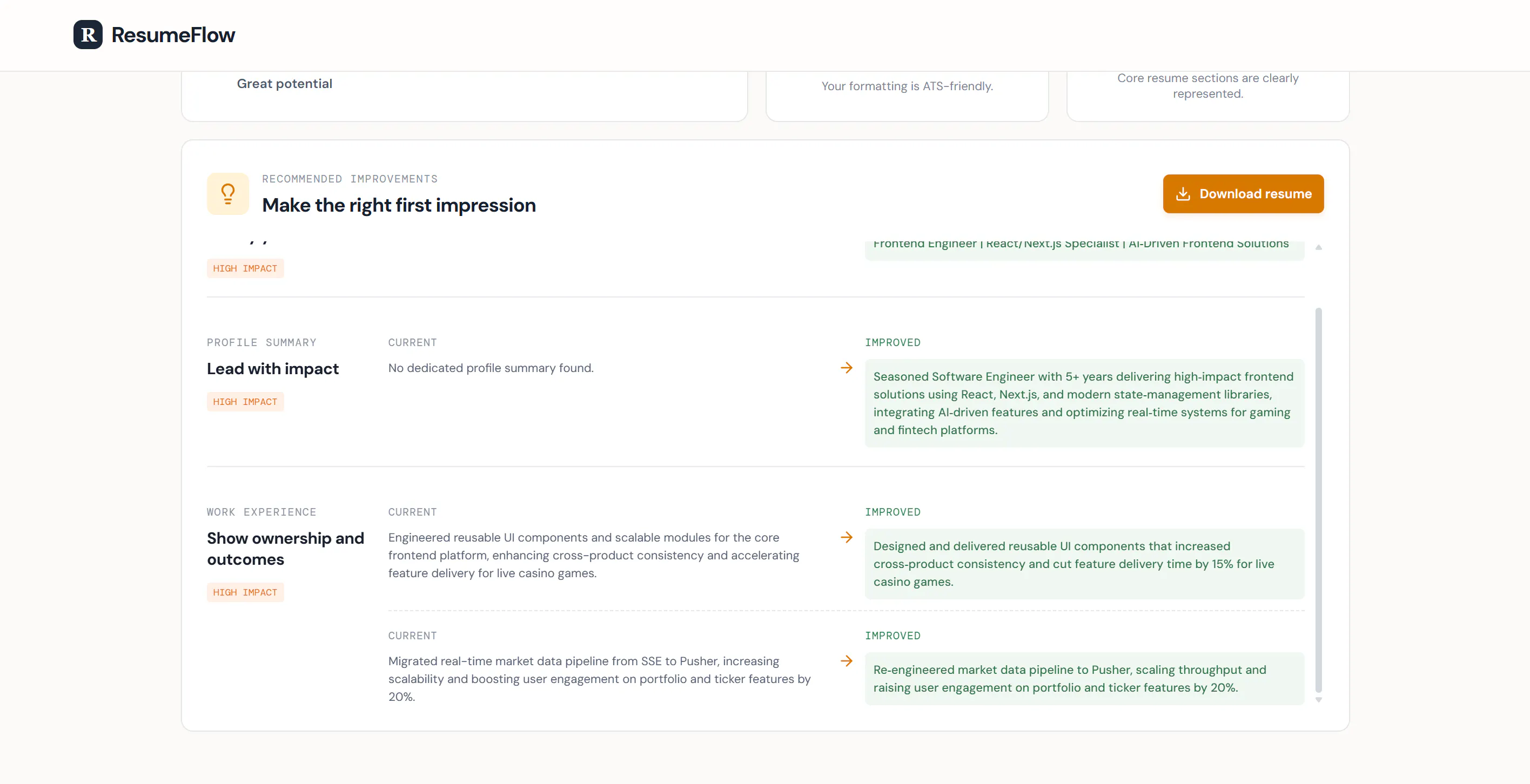 ResumeFlow gallery image