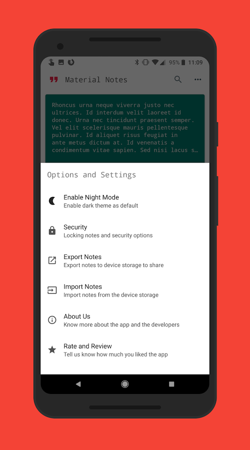 Material Notes Image