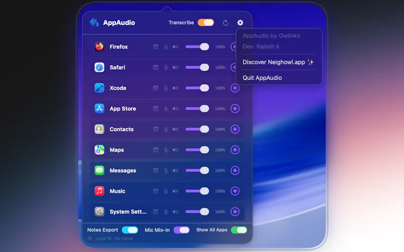 AppAudio: Record & Transcribe screenshot 7