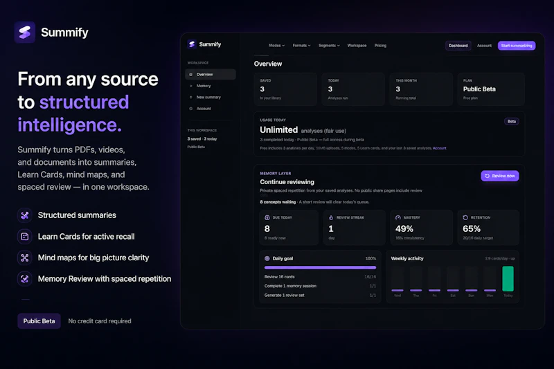 Summify screenshot 2