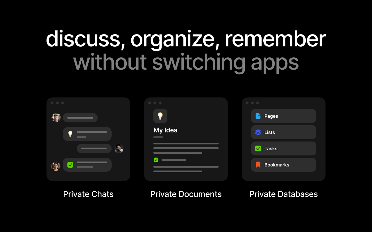 Anytype Chats gallery image