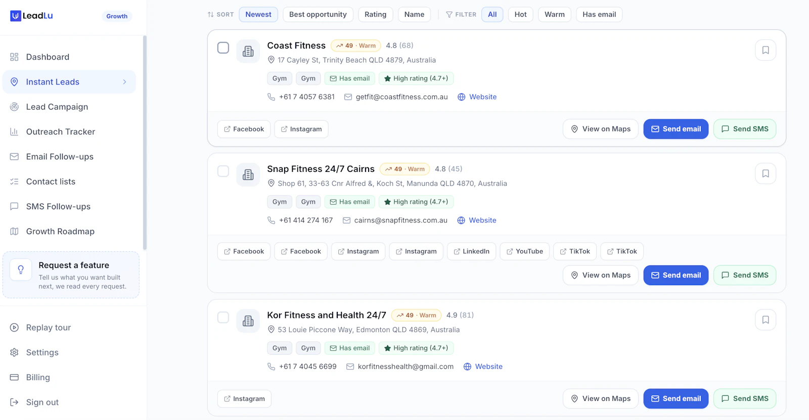 LeadLu screenshot 3