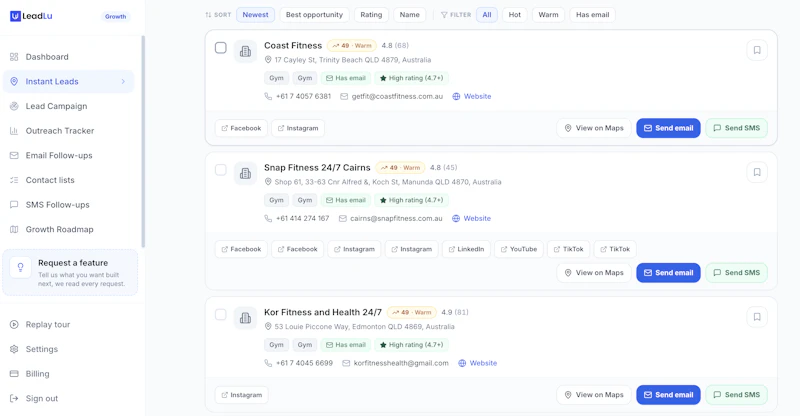 LeadLu screenshot 3