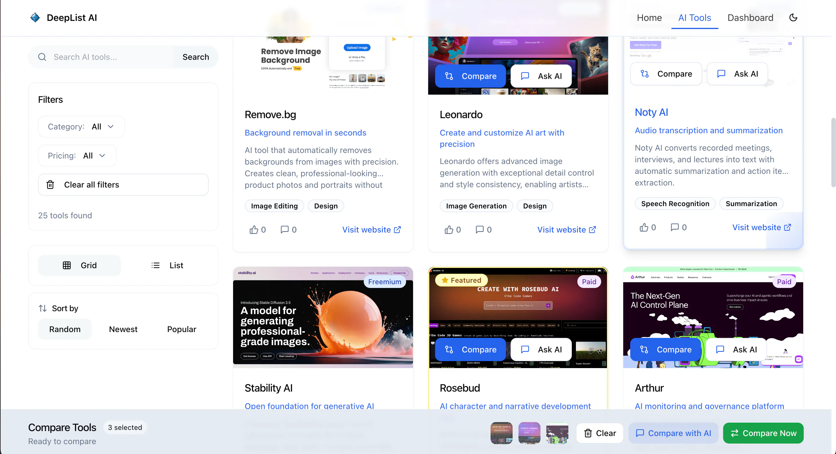DeepList AI gallery image