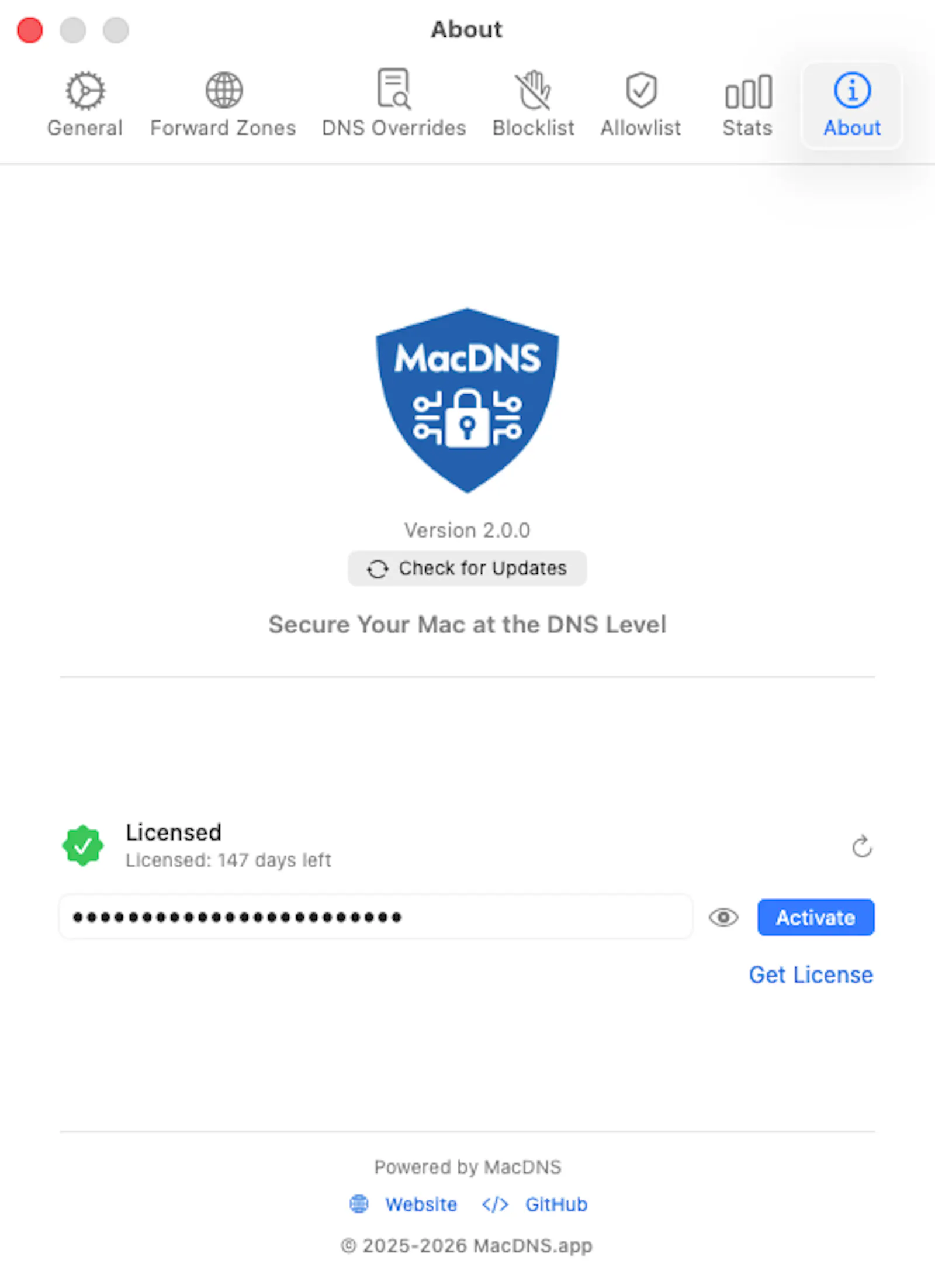 MacDNS screenshot 4