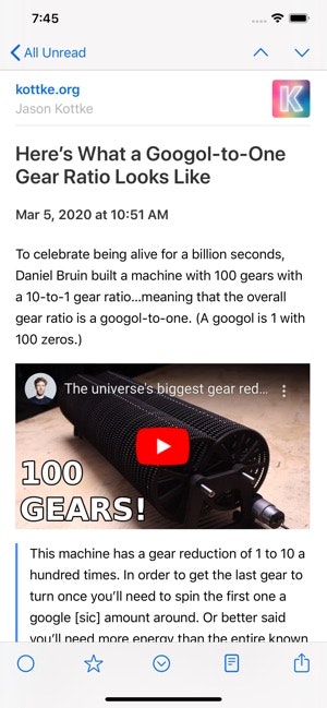 NetNewsWire for iOS gallery image