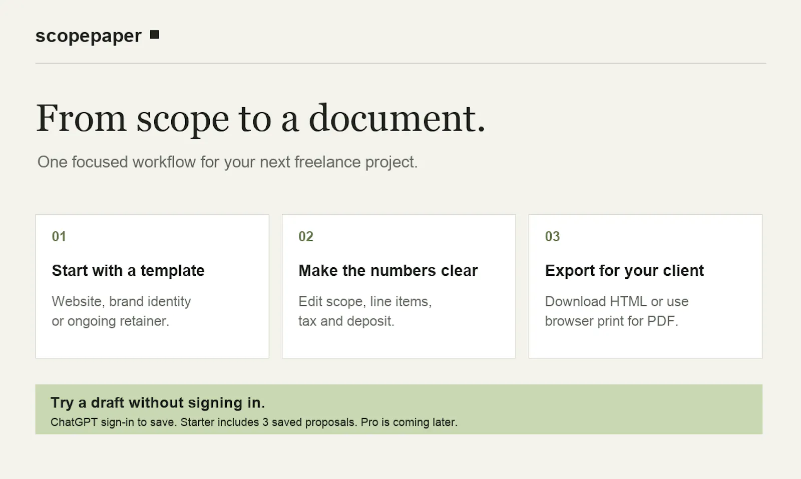 Scopepaper screenshot 2