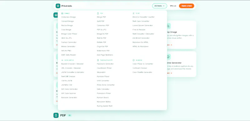 Privatools screenshot 2