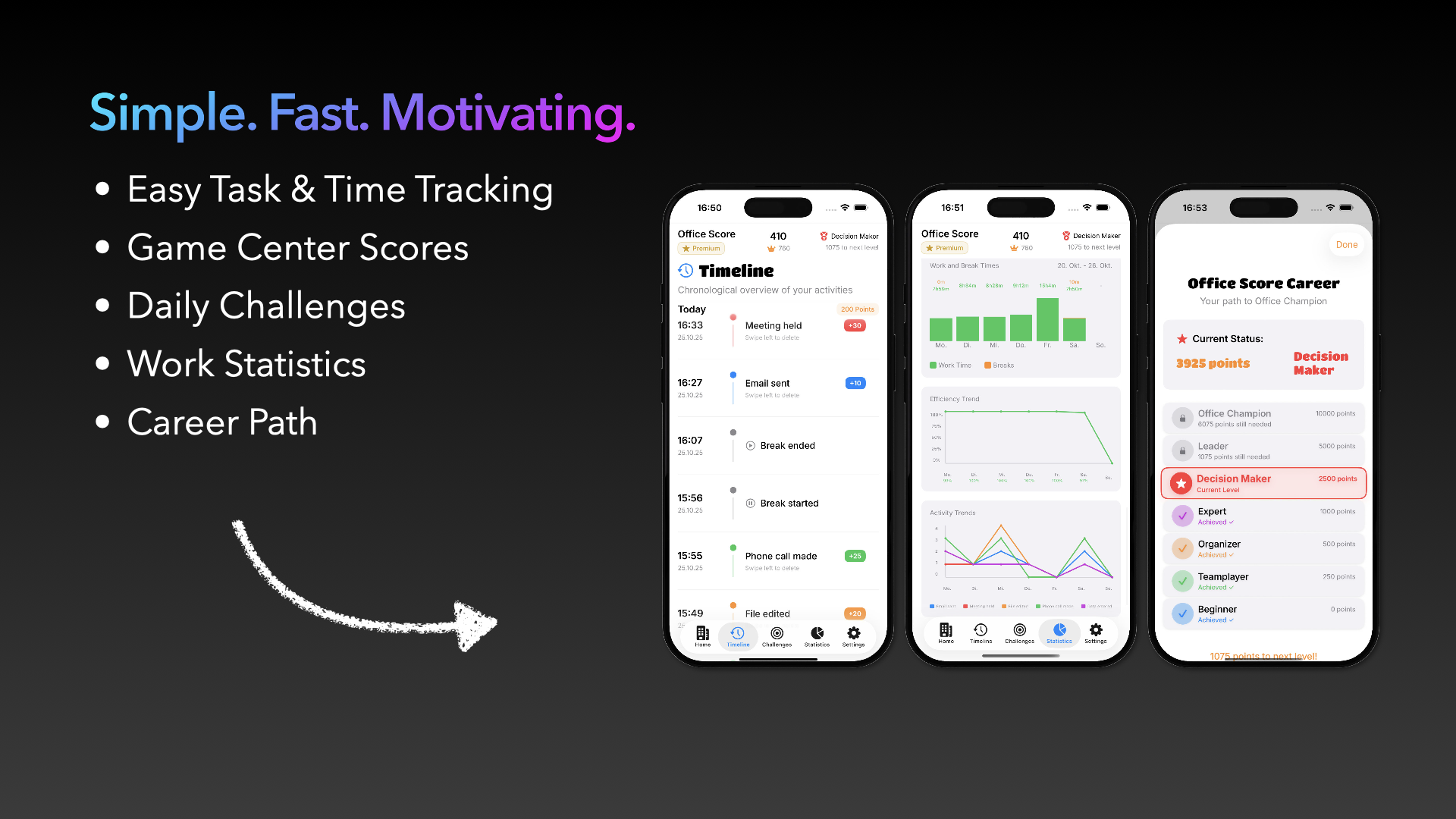 Office Score - Fun at Work - Screenshot 3 showing product features and functionality