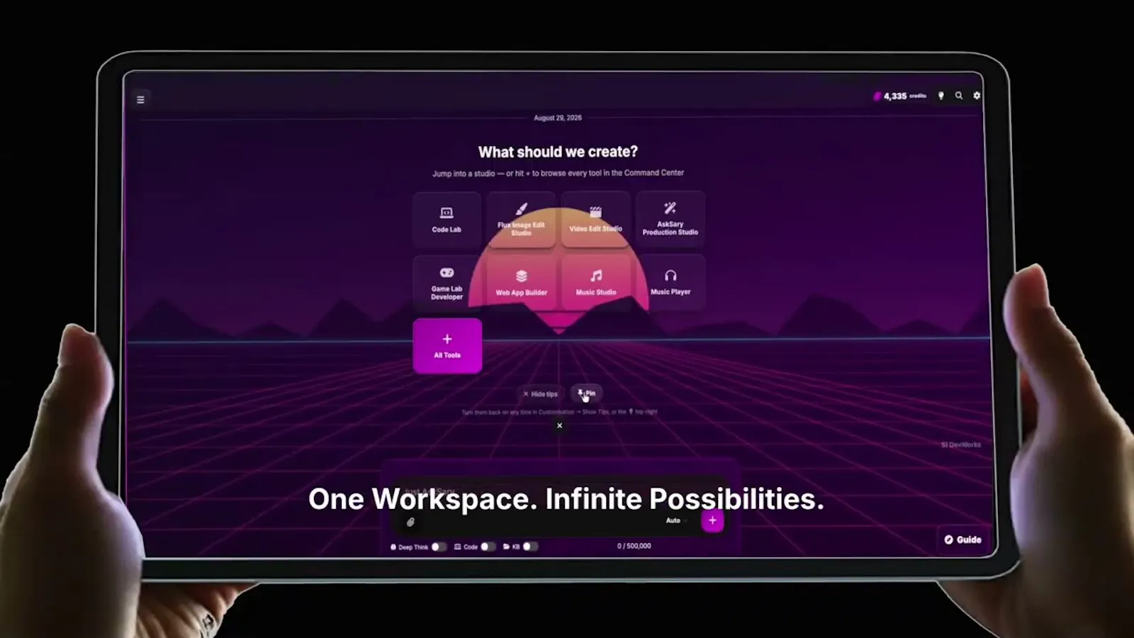 AskSary - BYOK-supported AI Studio screenshot 1 (video preview)