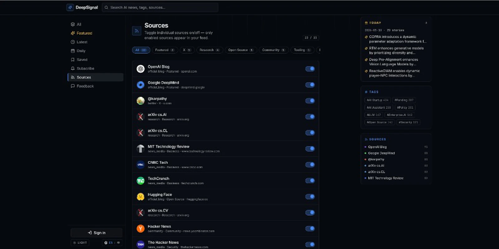 DeepSignal screenshot 3
