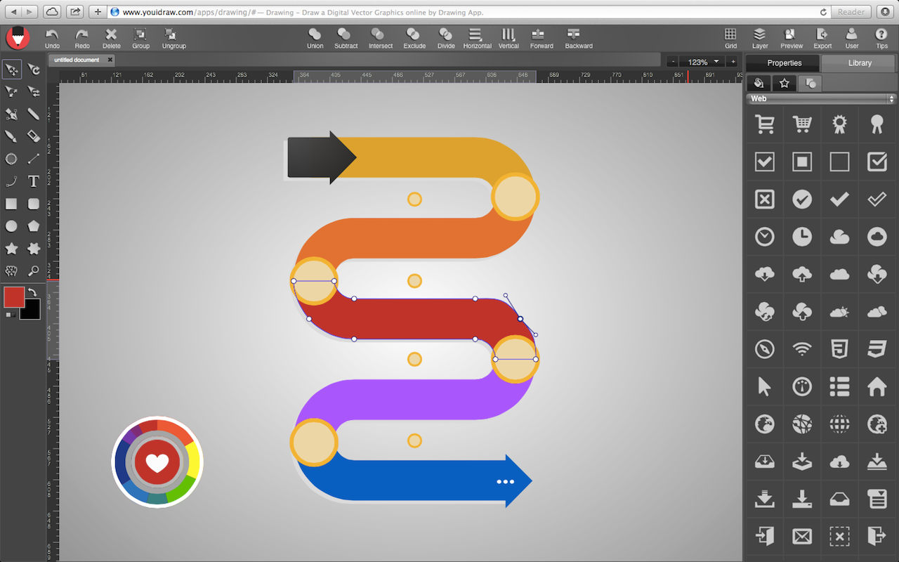 YouiDraw Online vector graphic design app Free online logo creator