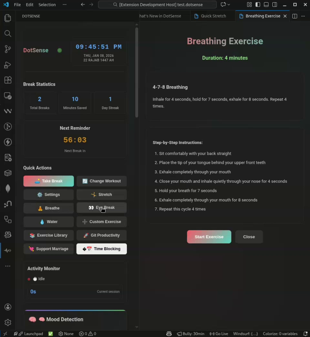 DotSense - Screenshot 4 showing product features and functionality