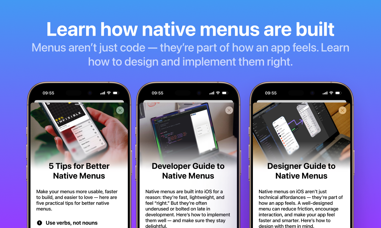 Menuette - iOS Native Menu Explorer media 4