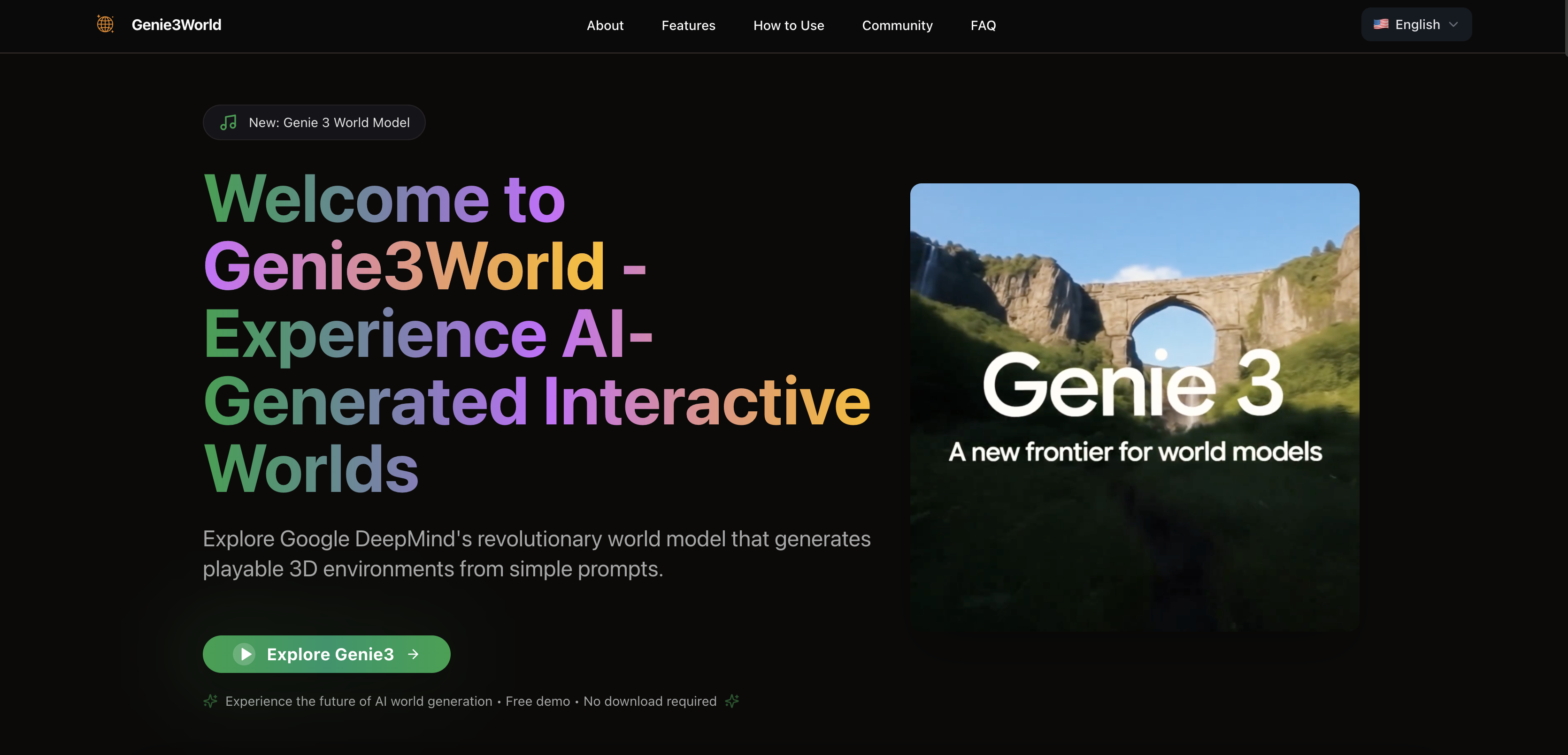 Genie3World media 1